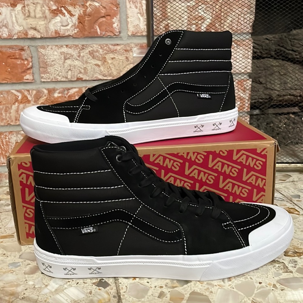 Vans Sk8 Hi Pro BMX Demolition black white